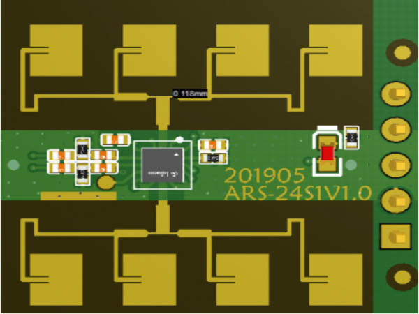 CKH-24S1 24GHz毫米波雷达前端（串口输出）