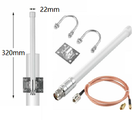 915MHz玻璃钢全向天线 CKH-LG915M-320G08NMA